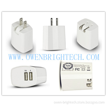 2.4-AMP Dual USB Wall Charger